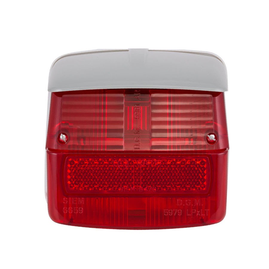 Vespa Euro Tail Light 1970's VINTAGE Rally, Sprint, TS, GTR (BLUBS NOT INCLUDED)