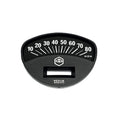 80MPH SPEEDO FACEPLATE FOR RALLY-BLACK