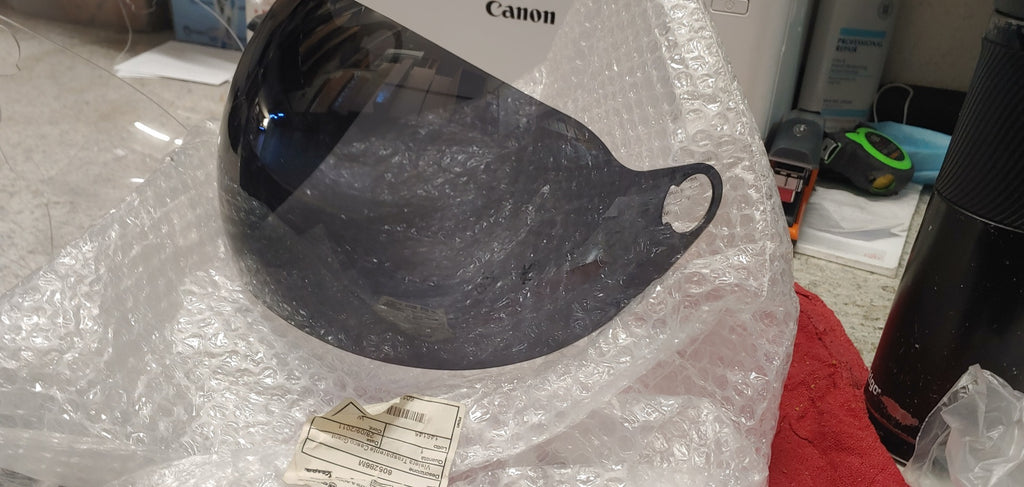 **Smoke Reflective** Visor for Vespa Copter Helmet (605283M00F)