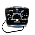 SPEEDOMETER 120KM EUROPEAN SQUARE SHAPE VESPA 50 SPECIAL V5B (123424)