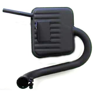 Vespa 150 Sprint Muffler Exhaust Pipe w/10 inch Wheels