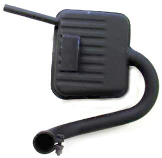 Vespa 125/150 Super Muffler Exhaust Pipe (8 inch)