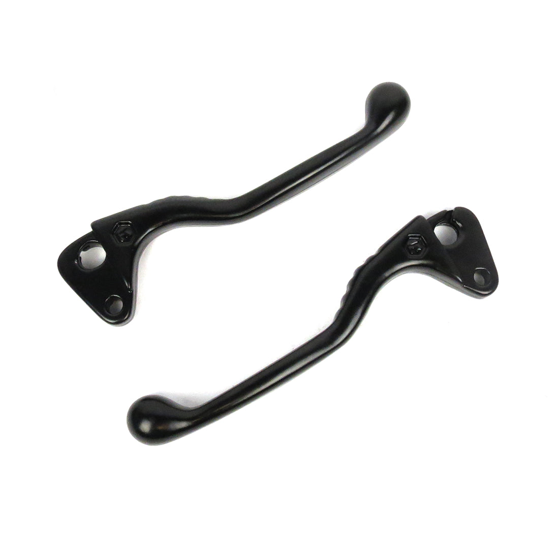 P Black  Dog leg Lever PAIR