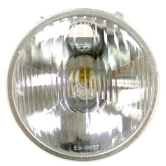 Aftermarket Plastic Lens Vespa Small Frame Headlight Euro Type 115mm (VMA VMA2 VMB ET3) Also Early 150 Super VBC