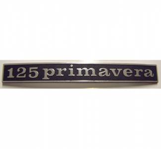 125 primavera rear badge