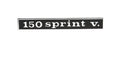 'SPRINT 150 V' Badge (Emblem) Rear