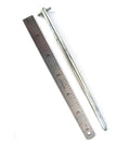USED FUEL CONTROL ROD FOR USA MODELS - PINCHED "C" ON ONE SIDE - "T" ON THE OTHER