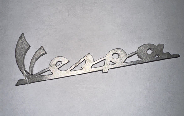 VESPA BADGE (EMBLEM) 50SS-90SS FRONT