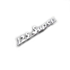 125 Super Rear Script Badge