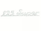125 Super Rear Script Badge