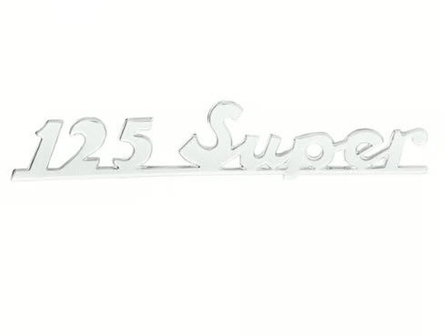 125 Super Rear Script Badge