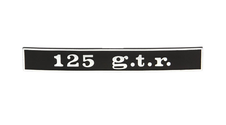 REAR BADGE (EMBLEM) "125 G.T.R."