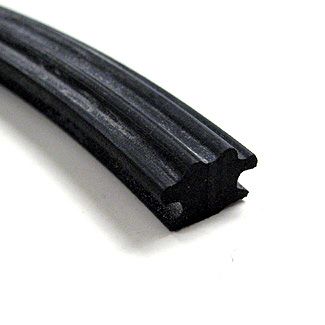 RUBBER NOTCHED FLOOR STRIP ROLL "CUT TO FIT" 14MM WIDE VINTAGE VESPA SPRINT RALLY TYPE (094625)