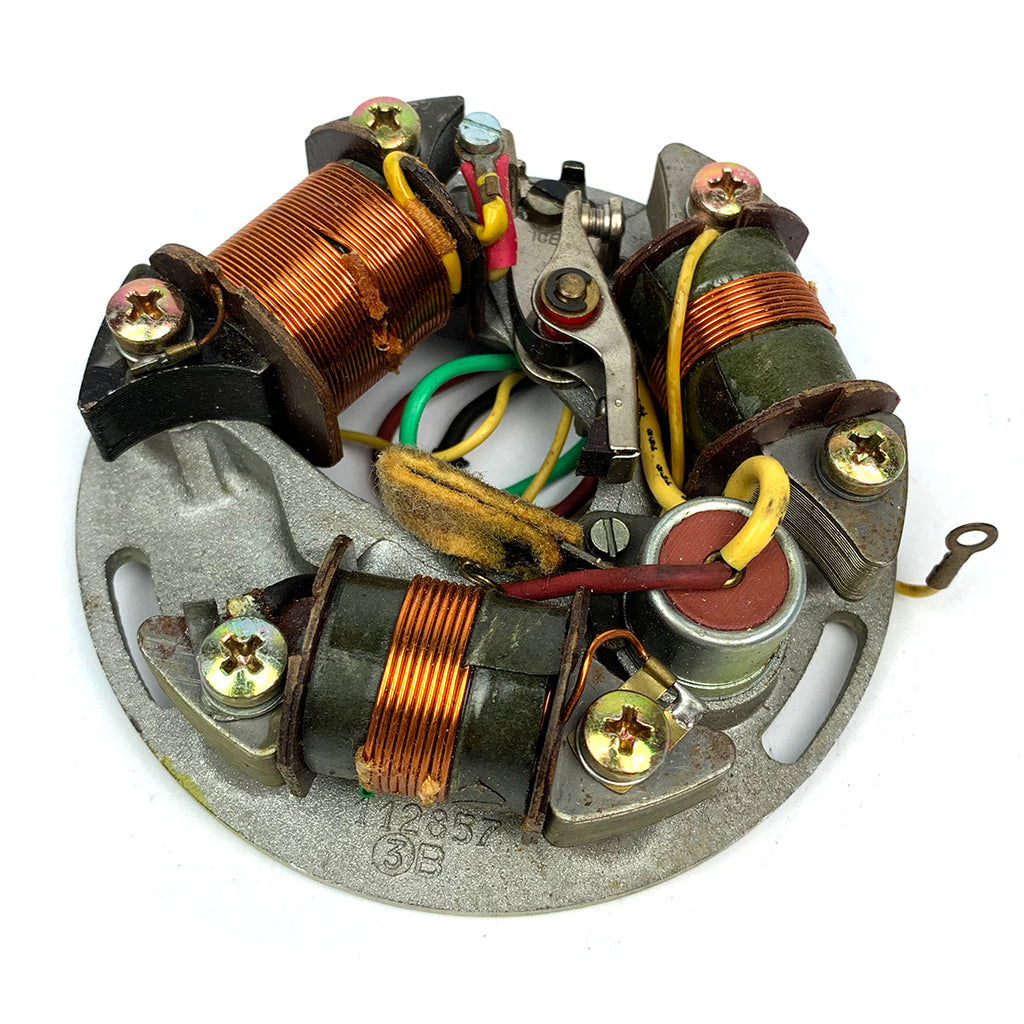 NOS STATOR PLATE 6V DC - 74 AND NEWER  VBC VLB (144901 71473 )