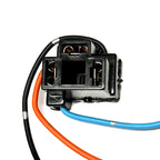 3 Prong Replacement Connector for H4 & HS1 Headlight Bulb (VESPA P200E AND MODERN WITH HALOGEN BULB LX GTS)