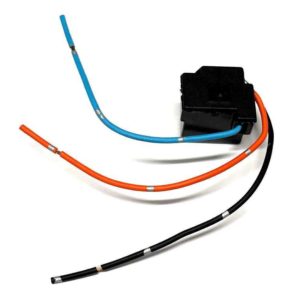 3 Prong Replacement Connector for H4 & HS1 Headlight Bulb (VESPA P200E AND MODERN WITH HALOGEN BULB LX GTS)