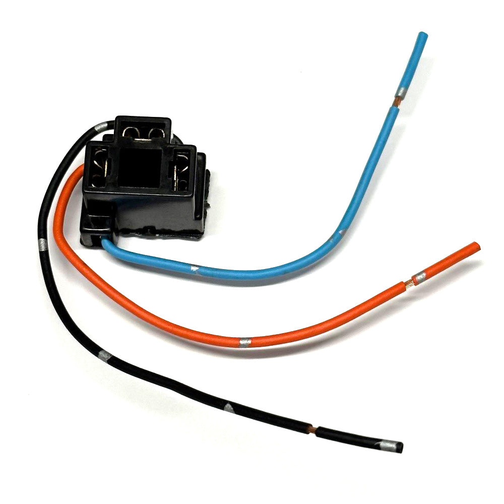 3 Prong Replacement Connector for H4 & HS1 Headlight Bulb (VESPA P200E AND MODERN WITH HALOGEN BULB LX GTS)
