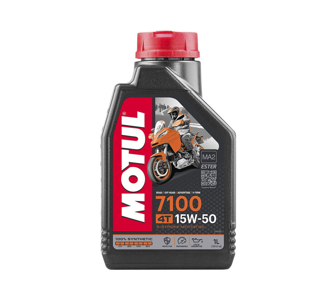 MOTUL 15W-50 7100 SYNTHETIC OIL 1 LITER – Scooterwest