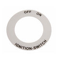 "OFF ON" STICKER FOR IGNITION SWITCH 4 POLE (160743) P125X P200E VSX VNX ET3 1977-1979