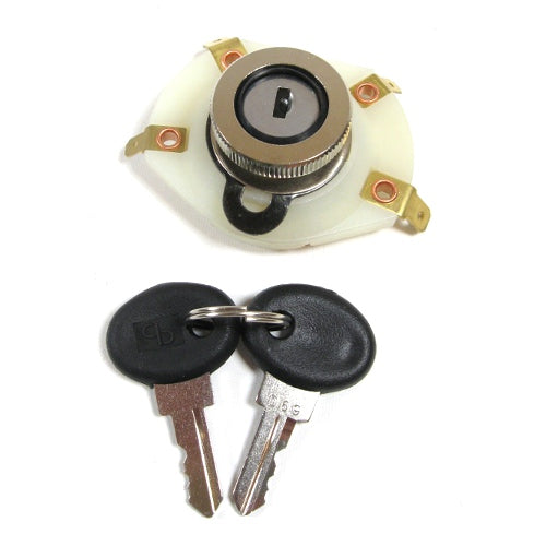 IGNITION SWITCH WITH KEYS 4 POLE CONNECTOR P125X P200E 1977-1979 VNX VSX
