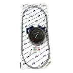 120KM/H SPEEDO P SERIES P125X P200E (BLACK FACE CHROME RIM NO PIAGGIO LOGO OR NEUTRAL LIGHT)