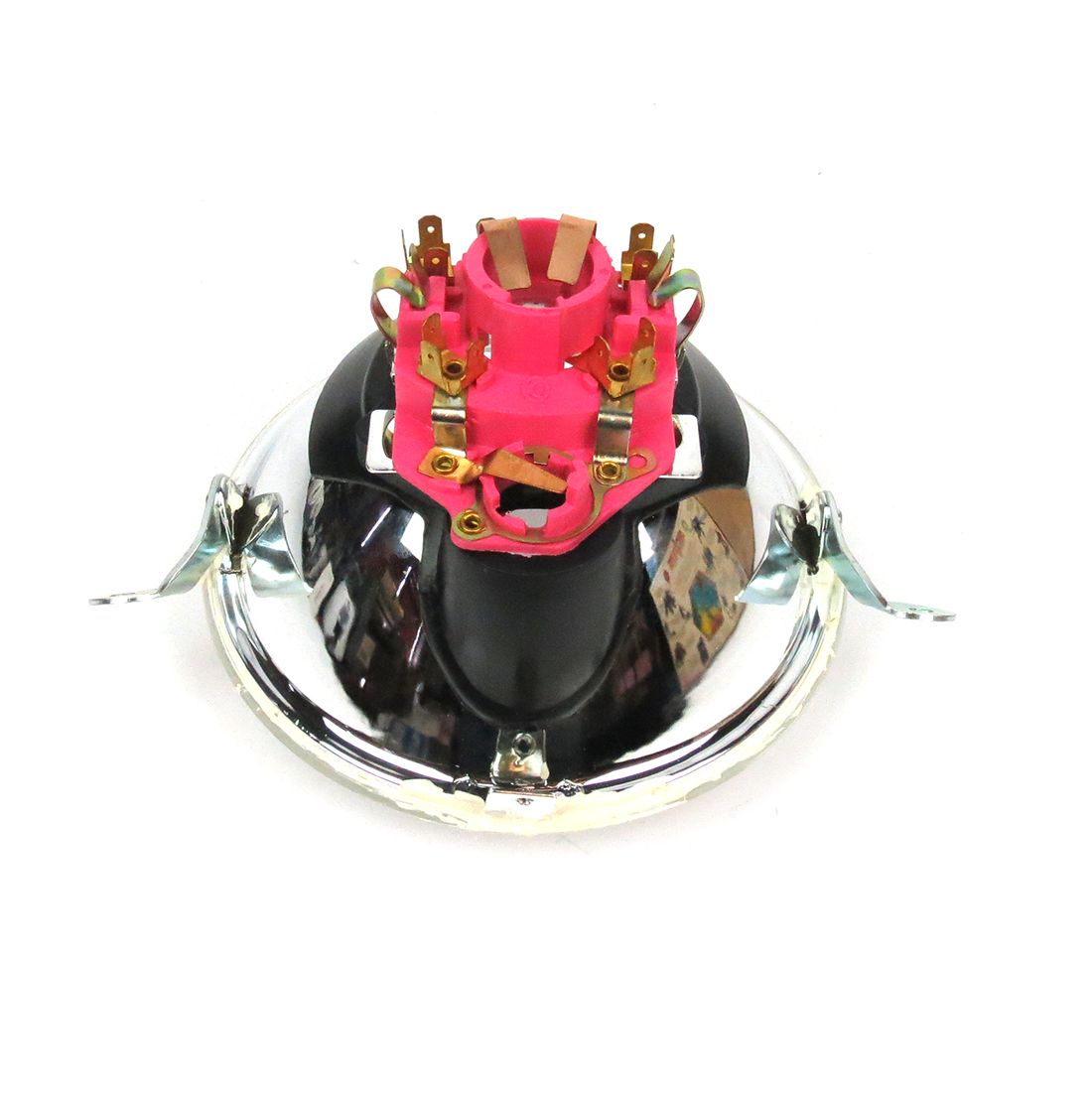 HEADLIGHT ASSEMBLY EURO SPEC (1977-1998) WILL FIT P200E/P125X/PX150E/STELLA **REPLACEABLE BULBS NOT INCLUDED**