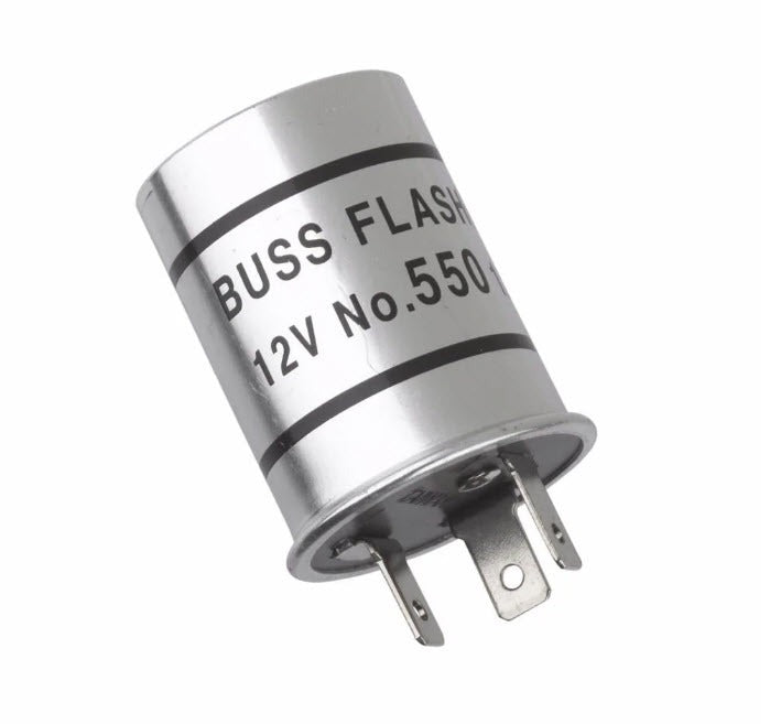 3 PRONG 12 VOLT FLASHER RELAY - USA P SERIES AND 100 SPORT