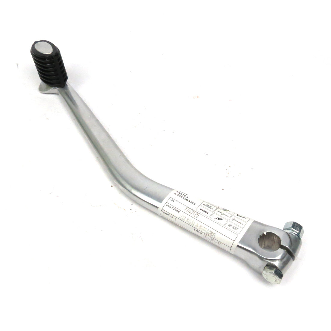 KICK START LEVER KIT WITH BOLT/NUT AND RUBBER -  VNX/VLX/VSX ORIGINAL PIAGGIO