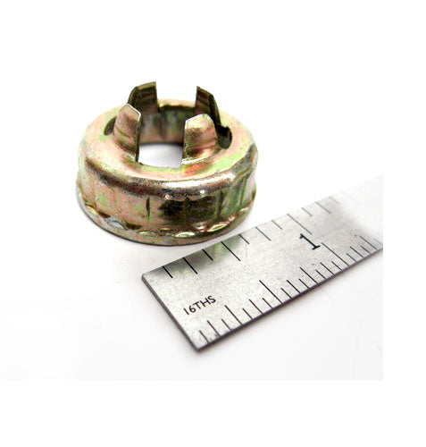 CASTELLATED CAP FOR FRONT HUB NUT 20MM SPINDLE -PK/PX/STELLA/ET/GT/GTS//LXV/S/PRIMAVERA/SPRINT 50-300CC ALL MP3 FRONT
