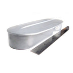 SILVER FORK ARM COVER 20MM FORK VESPA PXE/PX (W/20MM FRONT AXLE)