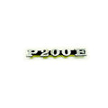 "P200E" BADGE/EMBLEM COWL (SEE 008108 x 2 FOR CLIPS)