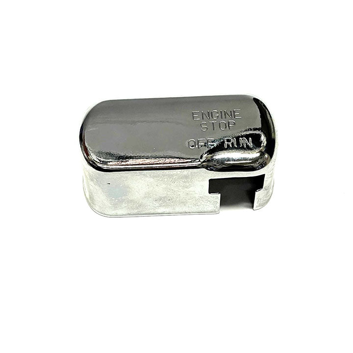 *NOS* CHROME ON/OFF SWITCH COVER USA VESPA 50