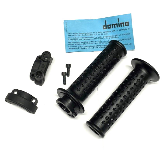 THROTTLE TWIST SLEEVE PULLEY AND GRIPS DOUBLE CABLE STYLE  - GTS FLY 150 2007-2012 TYPHOON 125