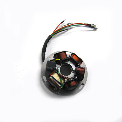 Stator Plate for VINTAGE VESPA P200E 1980-81 USA Models (Red-Yellow Wire) (163910)