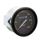 120KM/H SPEEDO P SERIES P125X P200E (BLACK FACE AND RIM NO PIAGGIO LOGO OR NEUTRAL LIGHT)
