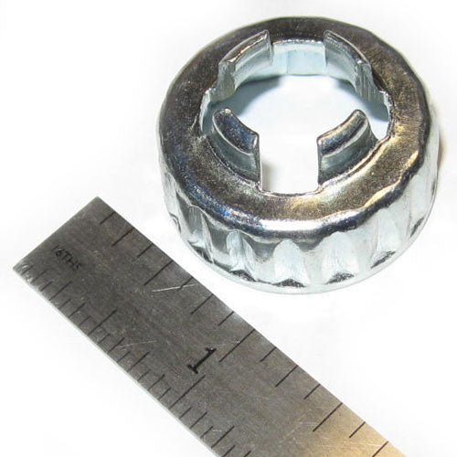 CASTELLATED CENTER CAP/NUT COVER REAR RIM/HUB (WHEEL) NUT - PX STELLA  MOST MODERN VESPA/PIAGGIO (SF514-1537) (1C004746)