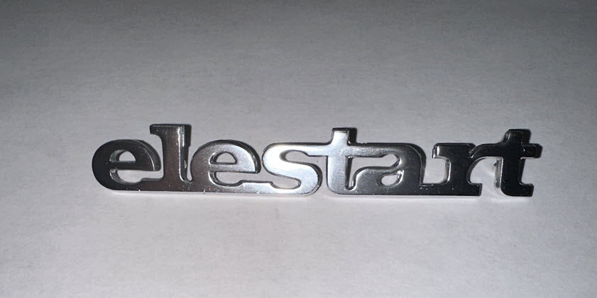 "ELESTART" BADGE VESPA 50 SPECIAL & PK50 ELECTRIC START (196459)