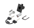 BLACK GLOVE BOX LOCK WITH HOUSING VLX VSX PX125 PX150 PX200 (1984-1999)