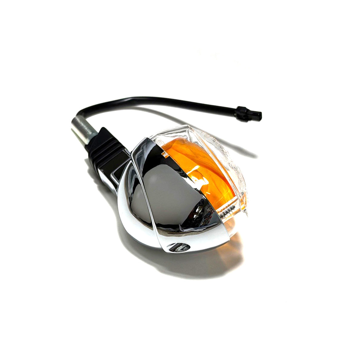 CHROME REAR RH RIGHT TURN SIGNAL LAMP POD VESPA 946 (DOT)