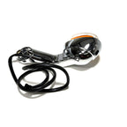 CHROME FRONT RH RIGHT TURN SIGNAL LAMP POD VESPA 946 1D000309 (DOT)