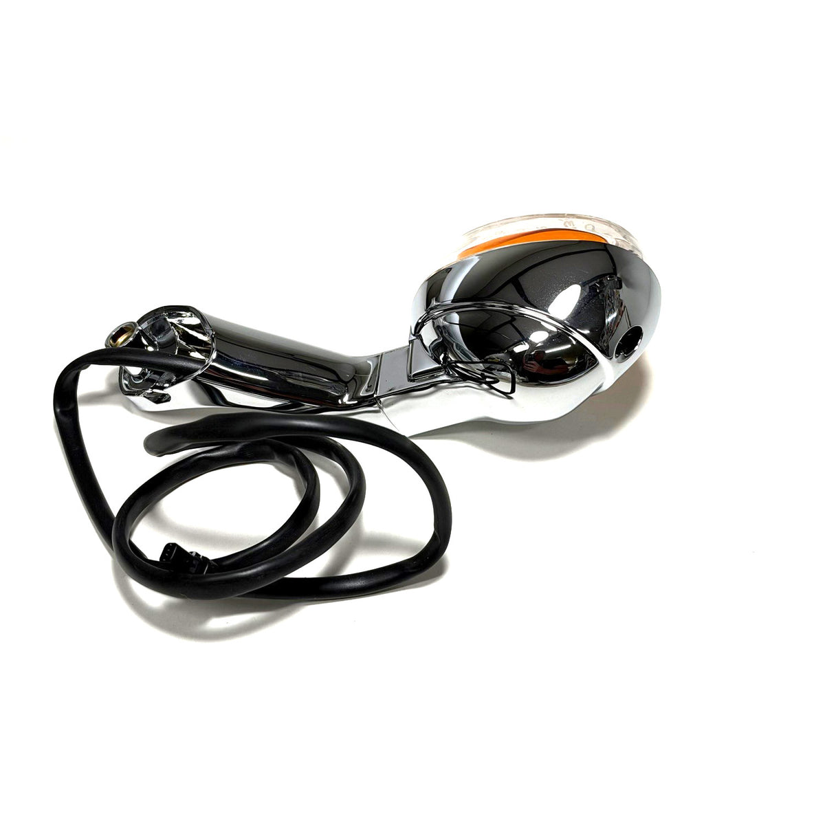 CHROME FRONT RH RIGHT TURN SIGNAL LAMP POD VESPA 946 1D000309 (DOT)