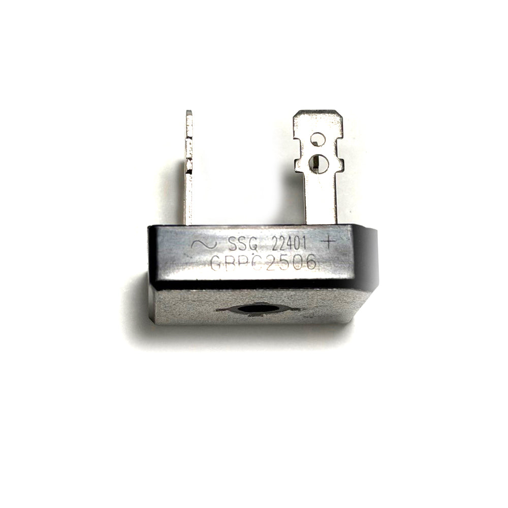 1PHASE 600V 15 AMP DIODE BRIDGE RECTIFIER (SPLICE IN) IDEAL FOR MOST LARGE USA DC HORNS TO RUN ON AC RALLY/SPRINT/SUPER/SMALL FRAME