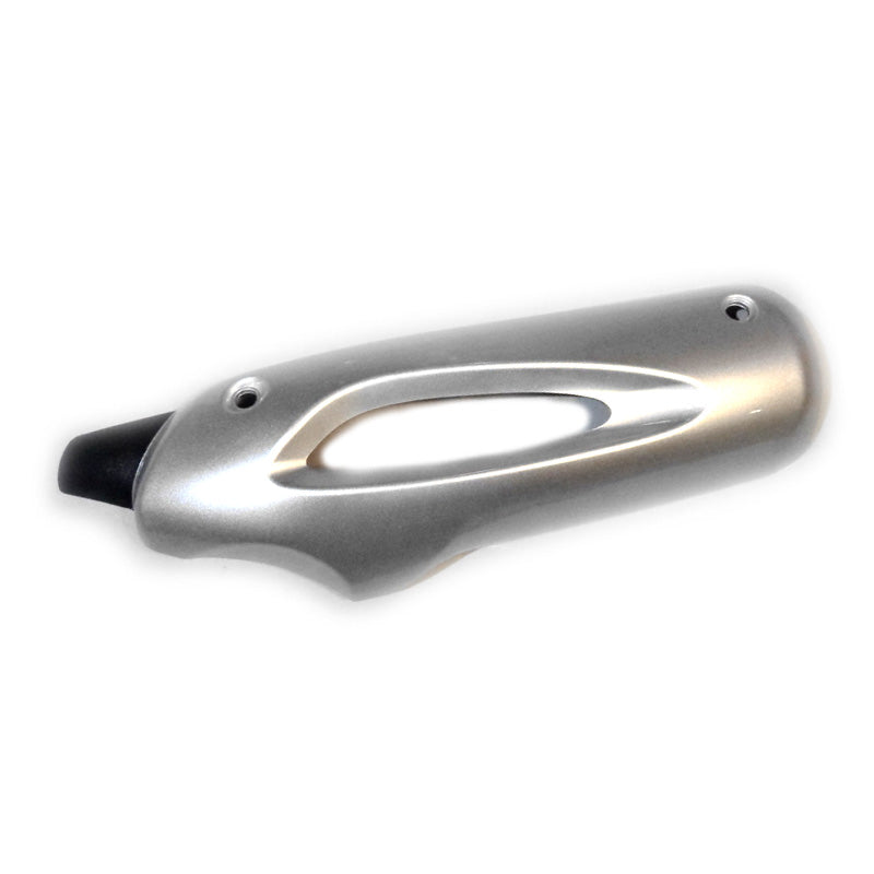 MUFFLER EXHAUST HEAT SHIELD COVER PIAGGIO LIBERTY 150 2017- SILVER PLASTIC