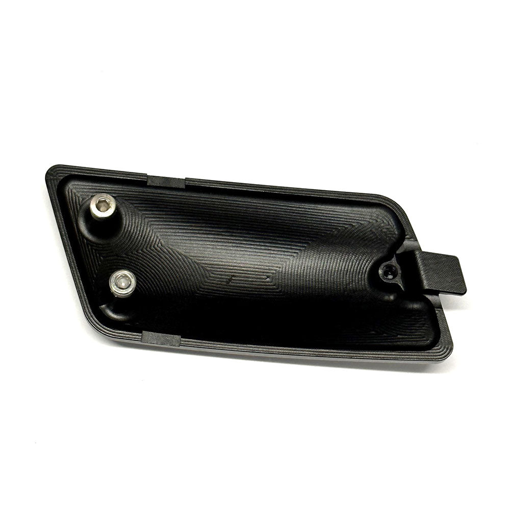 BLACK TRANSMISSION BELT COVER CNC MACHINED ALUMINUM CAP (1A007578) iGET PRIMAVERA SPRINT 150