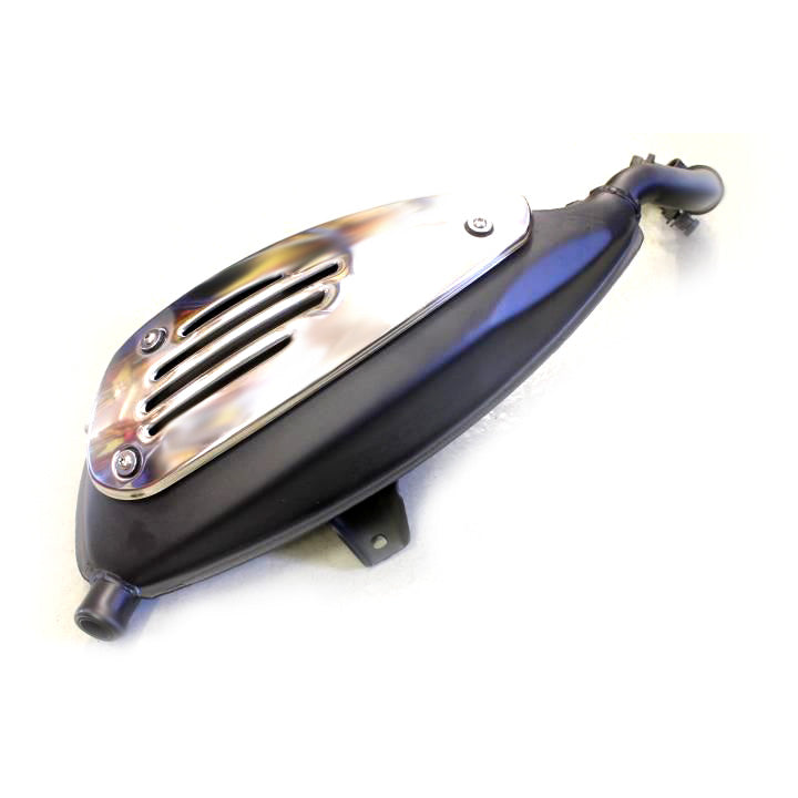 MUFFLER (EXAHUST) WITH HEAD SHIELD AND MANIFOLD VESPA GTS 300 ABS 2015-2019
