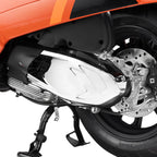 *CHROME*  PLASTIC OUTER BELT ENGINE COVER VESPA GTS/GTV/SUPER 300 HPE HPE2 2020-2025 CLOSEOUT