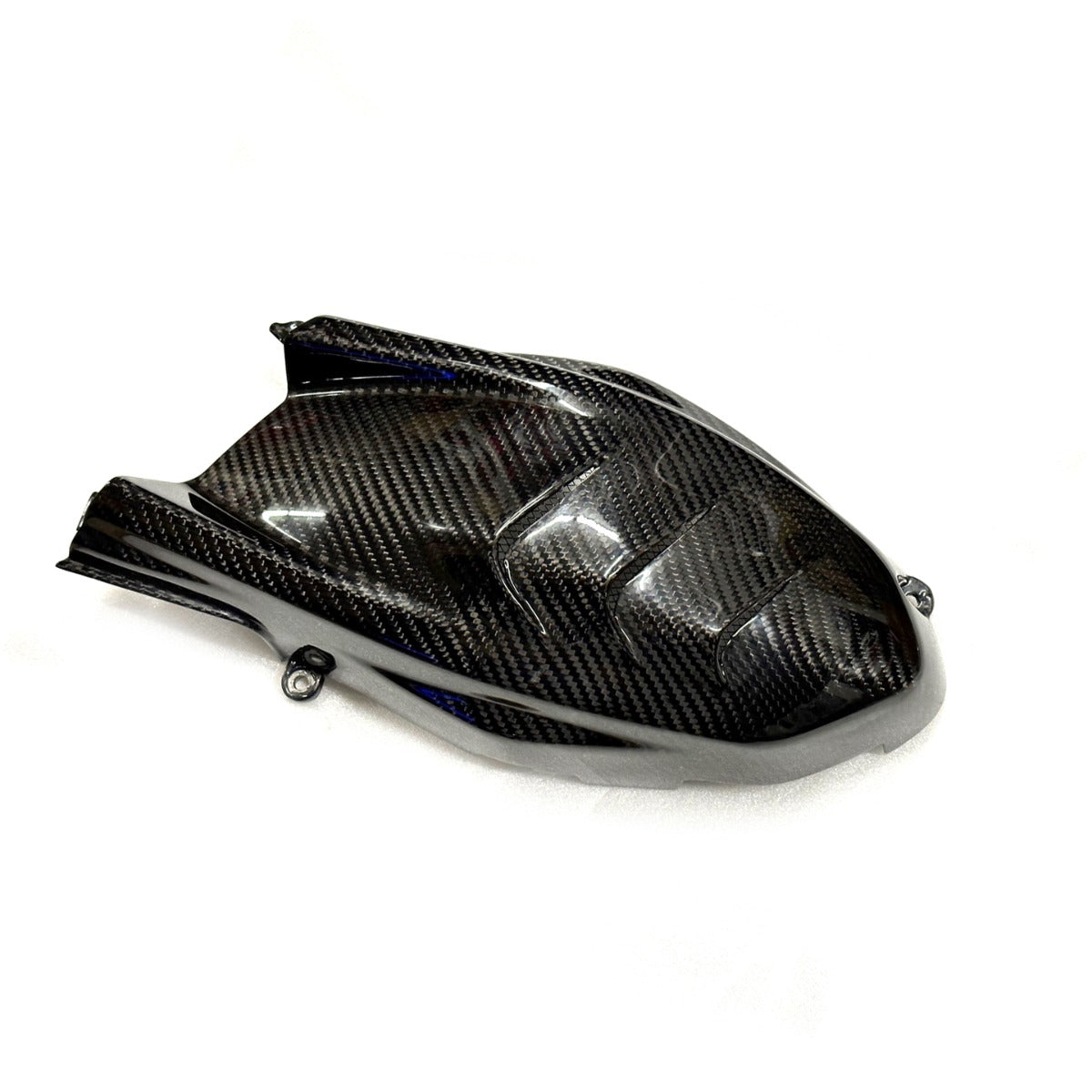*REAL CARBON FIBER GLOSS*  PLASTIC OUTER BELT COVER WITH LOUVERS - GTS/GTV/SUPER 300 HPE HPE2 2020-2025
