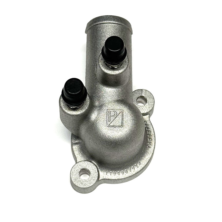 THERMOSTAT HOUSING/COVER WITH BLEED SCREW BV400 WILL FIT GTS 2006-2019 PIAGGIO BV 250 300 BV350 (GASKET REQUIRED)