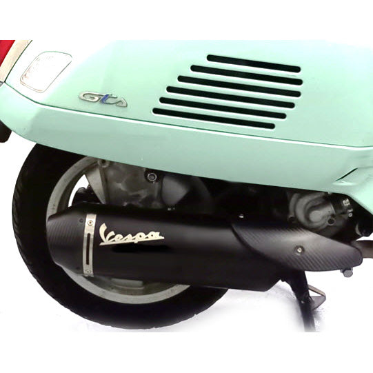 *BLACK* ORIGINAL VESPA PERFORMANCE EXHAUST MUFFLER GTS/GTV/SUPER 300 2023 AND NEWER HPE2 (ECU mapping is required)