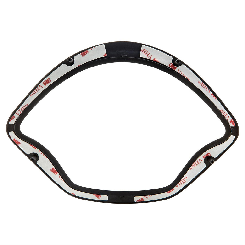 *METALLIC GLOSSY BLACK* SPEEDOMETER FRAME RIM BEZEL FOR VESPA ABS GTS & SUPER 2015-2022 HPE